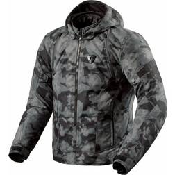 Rev'it! Revit Flare H2O wasserdichte Motorrad Textiljacke, grau, Größe für Männer