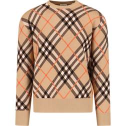 Burberry Wool Mohair Blend Sweater - Beige