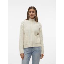 Vero Moda Vmesther Stickad Kofta - Birch
