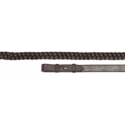 Velociti Gara Plaited Leather Reins Black