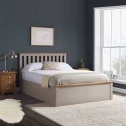 Happy Beds Phoenix Single Wooden Ottoman Storage Bed Frame 3ft