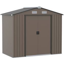 OutSunny Outsunny 7 x 4 ft Double Door Metal Shed