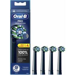Oral-B Cross Action Black Replacement Brush Heads 4 Pack
