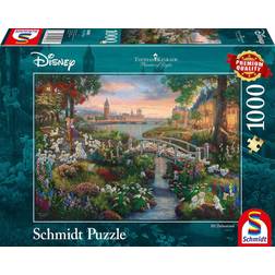 Schmidt Spiele Thomas Kinkade Disney 101 Dalmata Puzzle 1000 Pezzi Multicolore 59489