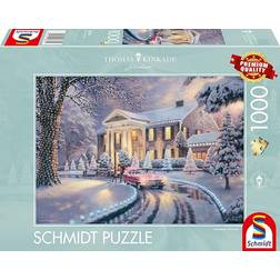 Schmidt Spiele Thomas Kinkade Graceland Christmas 1000 Pieces