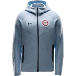 Nike Men's Team USA Olympics 2024 Tech Fleece Full-Zip Hoodie