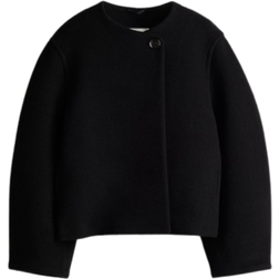 H&M Women's Wool Blend Jacket - Black