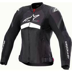 Alpinestars Stella T-GP Plus R V4 Airflow, Textiljacke Damen Schwarz/Weiß Damen
