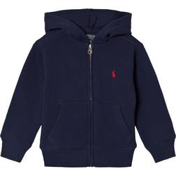 Ralph Lauren Boy's Logo Zip-Up Hooded Top - Cruise Navy