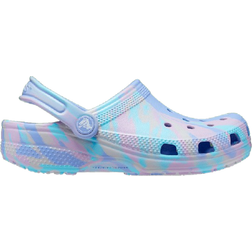 Crocs Kid's Classic Marbled Clog - Moon Jelly/Multi