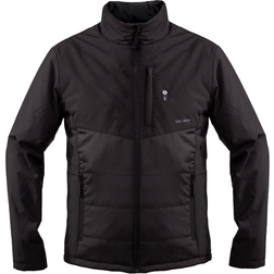 Less layers Casual Warm Jacket - Black
