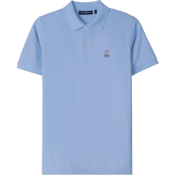 Psycho Bunny Mens Classic Pique Polo Shirt - Serenity