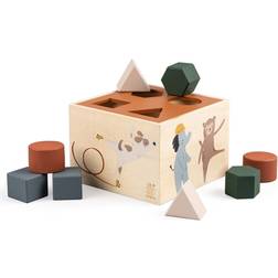 Sebra Wooden Shape Sorter Toes/Builders