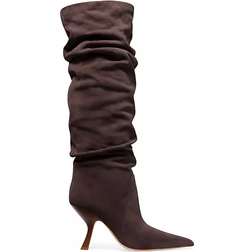 Michael Kors Luna Suede Boot - Chocolate