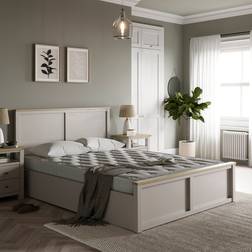 Dunelm Hudson Ottoman Bed Frame - Stone