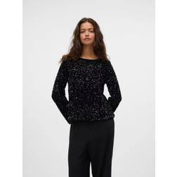 Vero Moda Bella Bluse - Black