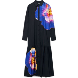 Desigual M. Christian Lacroix Floral Shirt Dress - Black