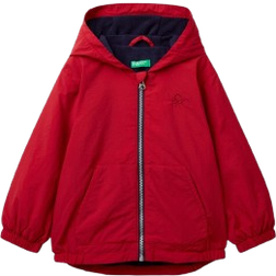 United Colors of Benetton Kid's Oversized Hooded Jacket - Red (2IGGGN01L_21P)