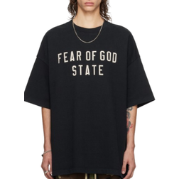 Fear of God Essentials Logo Print T-shirt - Black