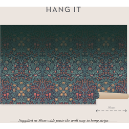 Graham & Brown Blackthorn Navy Fixed Size Mural 125328