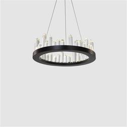 Vkeid LED Modern Gold/Black Pendellampa 40cm