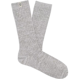 UGG Women's Rib Knit Slouchy Crew Socks - Seal