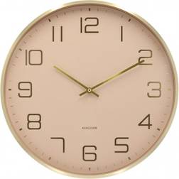 Karlsson Elegance Glow Light Brown Wanduhr 40cm