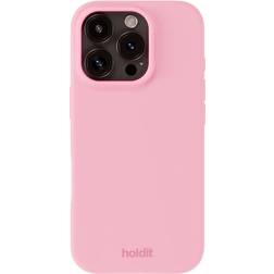 Holdit Silicone Case for iPhone 16 Pro Pink