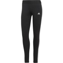 adidas Women's Loungewear Essentials 3-Stripes Leggings - Black/White