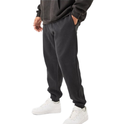 boohooMAN Plus Basic Slim Fit Jogger - Black