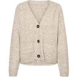 Vero Moda Boom Knit Cardigan - Grey/Birch