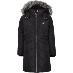 Calvin Klein Junior Hooded Puffer Jacket - Black (88051111)