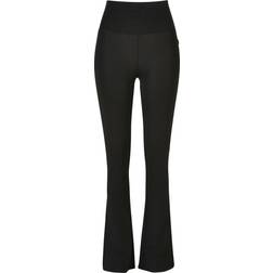 Urban Classics Organic Stretch Jersey Bootcut Leggings - Black
