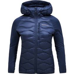 Peak Performance Women's Helium Down Hybrid Hood Down jacket S, blue