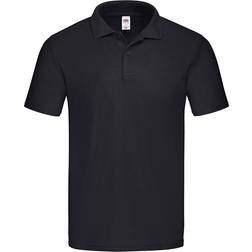 Fruit of the Loom Mens Original Polo Shirt - Black