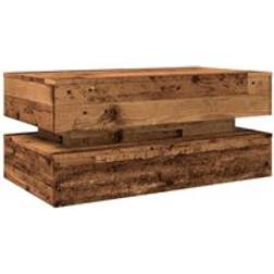 vidaXL Med LED-Lys 90 x 50 x 40 cm Sofabord