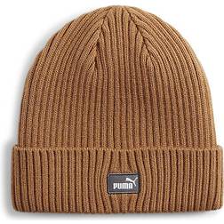 Puma Klassieke Beanie Met Omslag - Caramel Latte