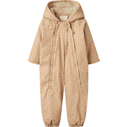 Lil'Atelier Baby Waterproof Long Snowsuit - Rugby Tan