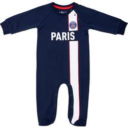 Paris Saint Germain Baby Core Crest Sleepsuit - Blue (13310738)