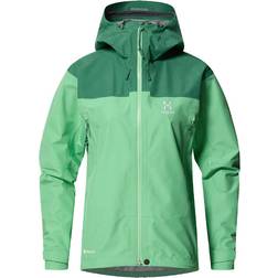 Haglöfs ROC Flash GTX Jacket Women - Mint Stone/Dark Jelly Green