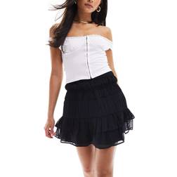 ASOS DESIGN rara mini skirt in black