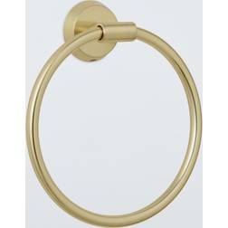 John Lewis Elegance Towel Ring, Brushed Brass