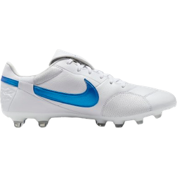 Nike Premier 3 FG Low Top M - White/Signal Blue