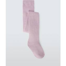 John Lewis Kids' Ribbed Tights, Lilac