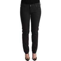Ermanno Scervino Low Waist Skinny Denim Jeans - Black