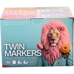 Danpen Twinmarkers Black 168pcs