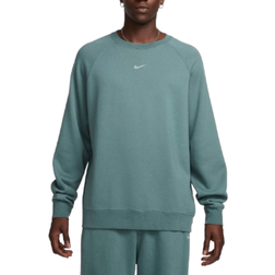 Nike Men's Nocta Fleece CS Crew - Mineral Slate/Faded Spruce/Mica Green