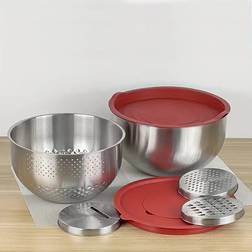 Mixing Bowl, Grater & Colander 7pcs