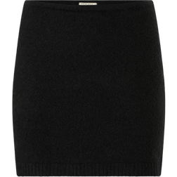 Gina Tricot Knitted Mini Skirt - Black