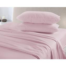 Homespace Direct Cotton Duvet Cover Pink (200x200cm)